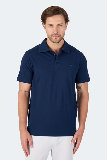 Slazenger SOHO I Erkek Polo Yaka Lacivert Tişört - 1 Alana 1 Bedava