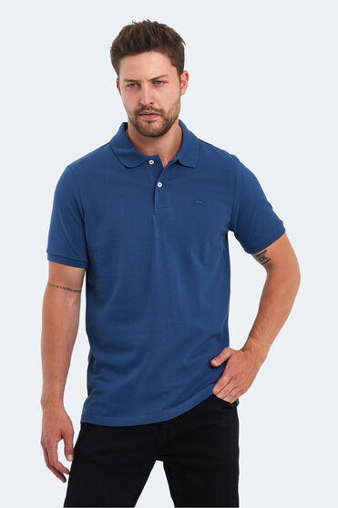Slazenger SOHO I Erkek Polo Yaka Saks Mavi Tişört - Slazenger 1 Alana 1 Bedava