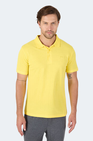 Slazenger SOHO I Erkek Polo Yaka Sarı Tişört - 1 Alana 1 Bedava