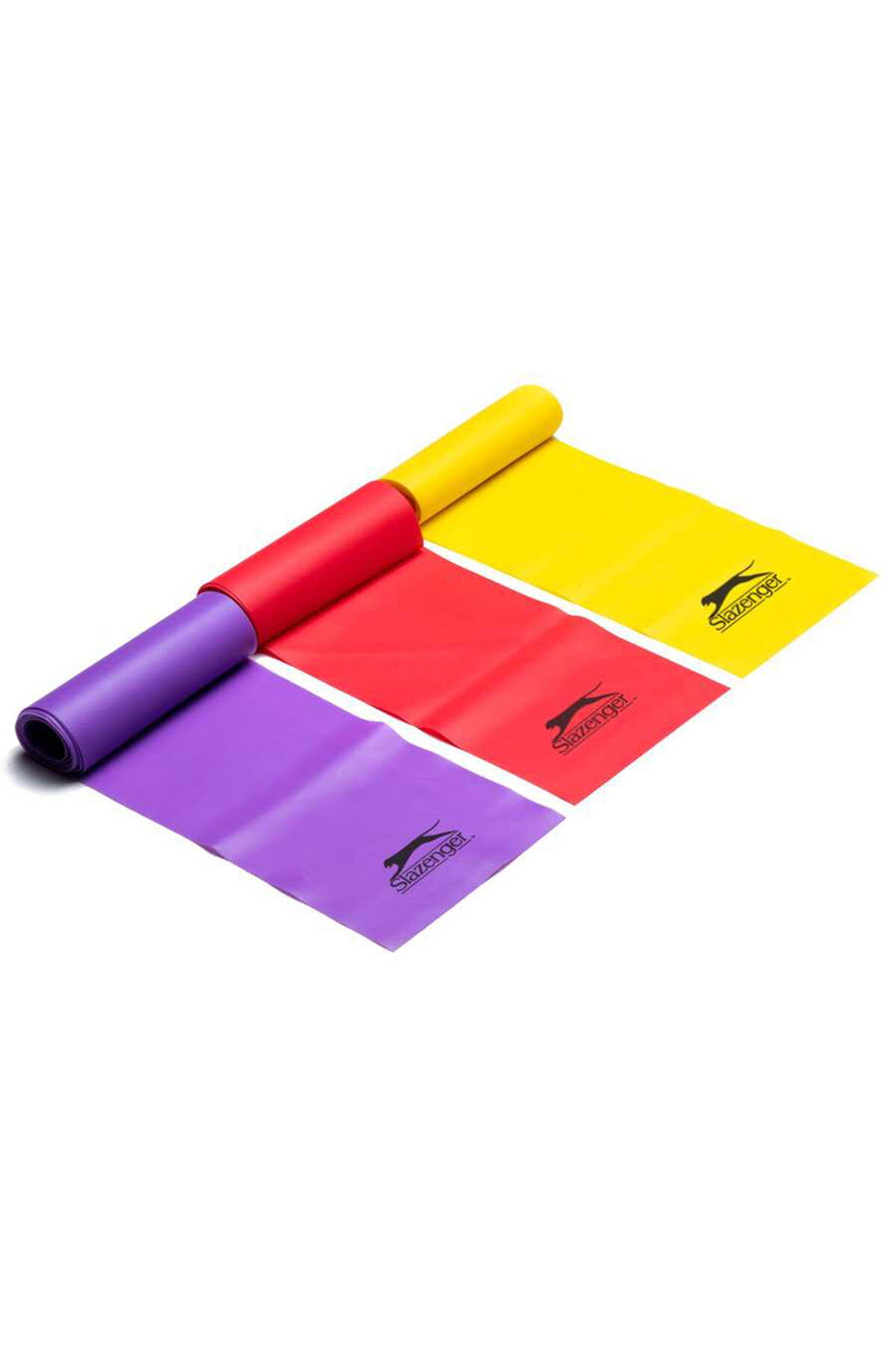 Slazenger Üçlü Pilates Band Set (Ucu Açık) Unisex  STD Pilates Aksesuarları