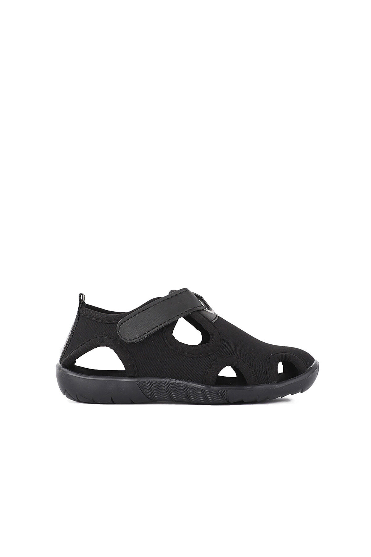 Slazenger UNNI Erkek Çocuk Cırt Cırtlı Siyah Sandalet