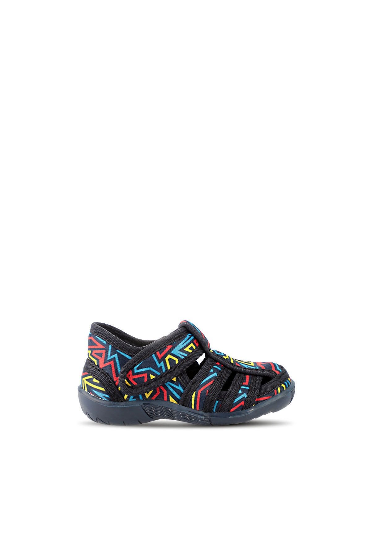 Slazenger UZZY Erkek Çocuk Cırt Cırtlı Lacivert / Saks Mavi Sandalet