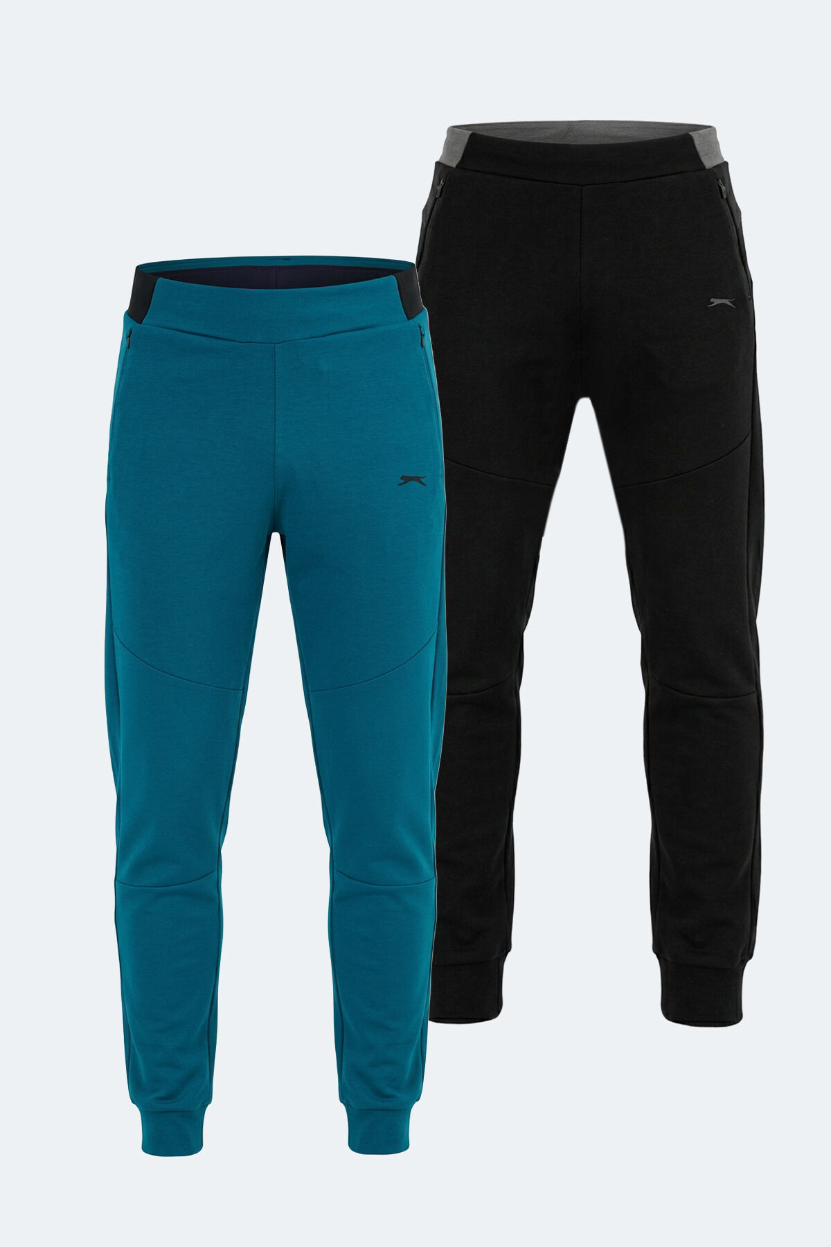 Slazenger VESSEL 2 Lİ SET Erkek  Siyah - Petrol Eşofman Altı