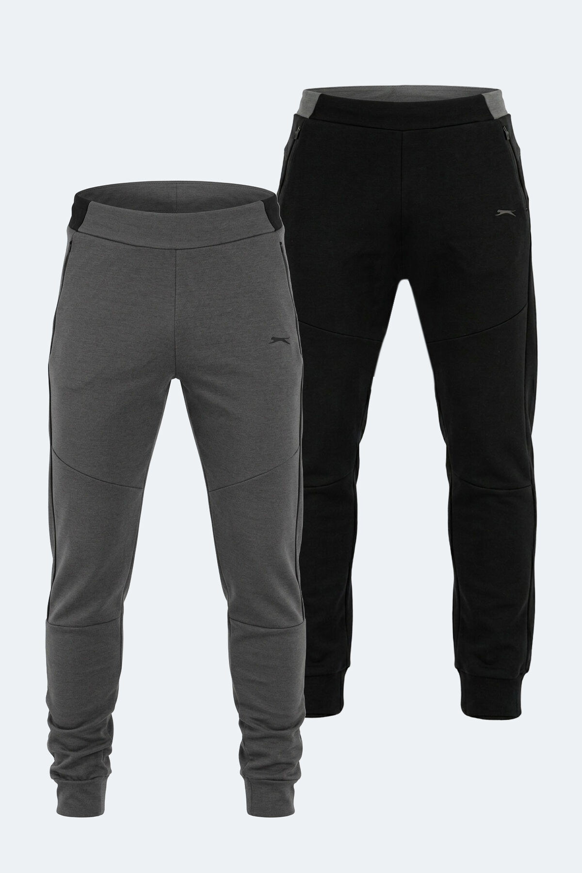 Slazenger VESSEL 2 Lİ SET Erkek  Siyah - Koyu Gri Eşofman Altı