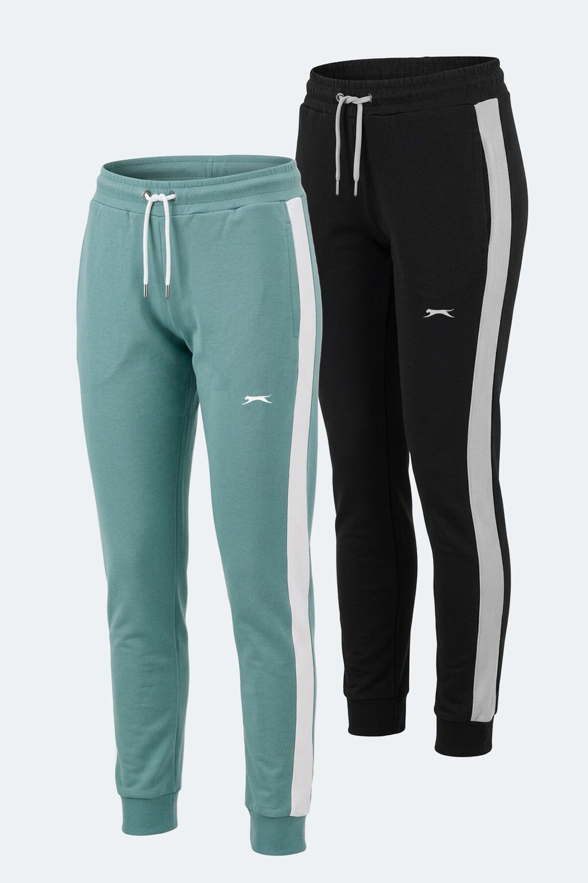 Slazenger VEVA 2 Lİ SET Kadın  Yeşil - Siyah Eşofman Altı