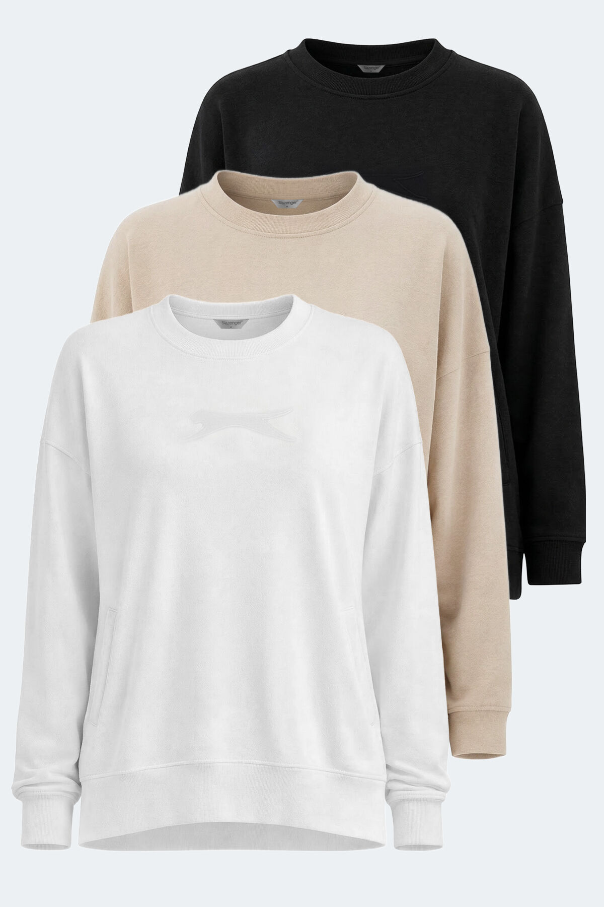 Slazenger VIKENTI SW 3 LÜ SET Kadın   Sweatshırt