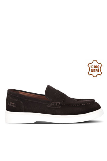 Slazenger York Deri Süet Comfort kahve-cilt