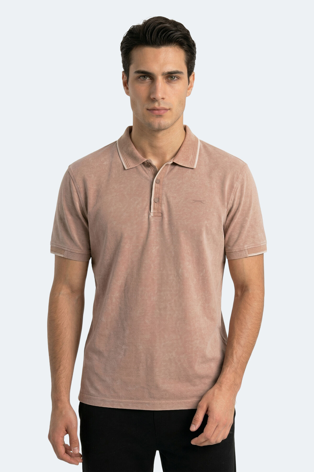 Slazenger ZALE Erkek Polo Yaka Bej Tişört