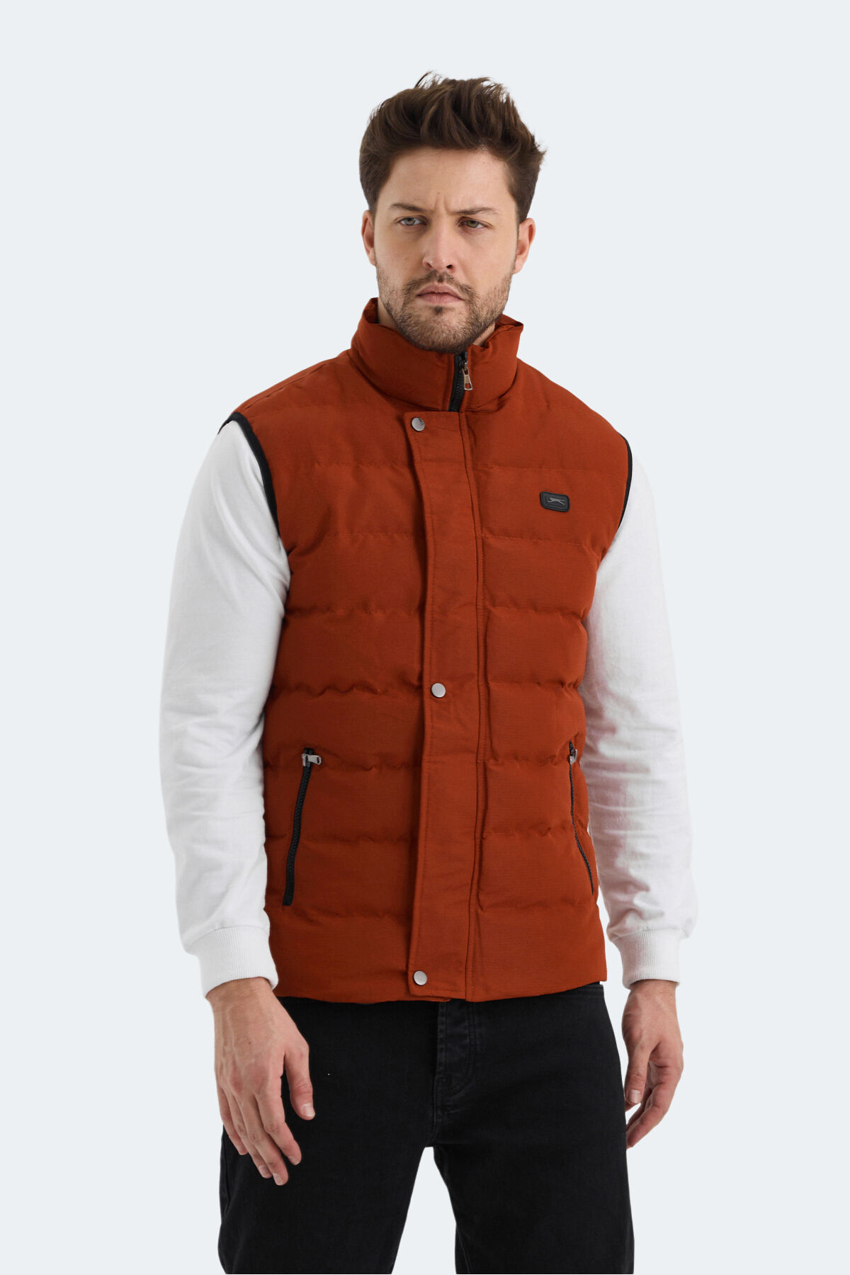 Slazenger ZULA IN Erkek Şişme Turuncu Yelek