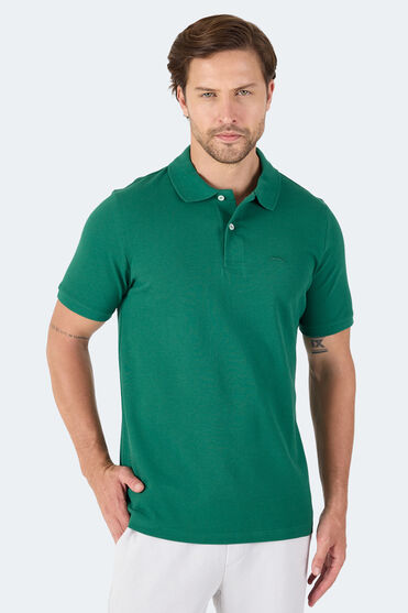 Slazenger SOHO I Erkek Polo Yaka Yeşil Tişört - 1 Alana 1 Bedava