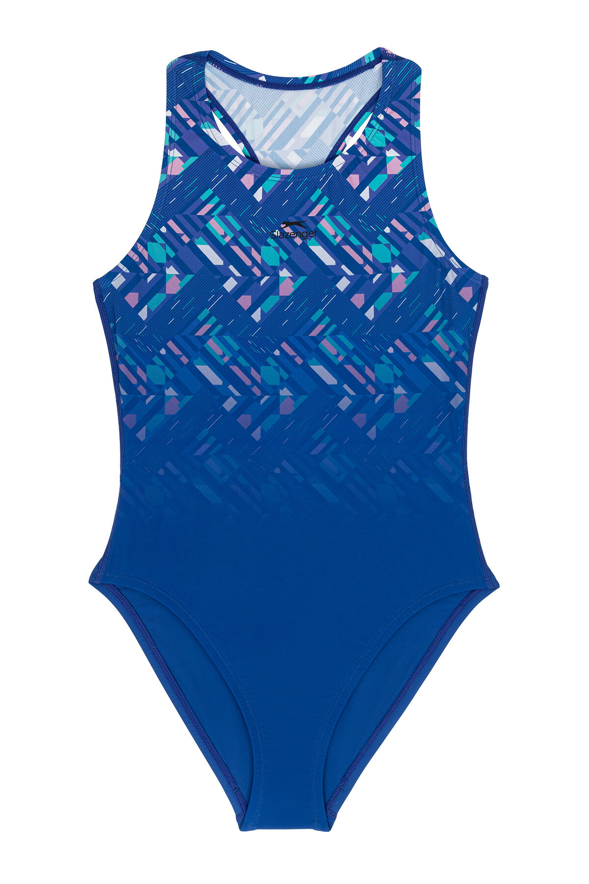 Slazenger Sports Back Kız Çocuk  Pembe / Mor Mayo