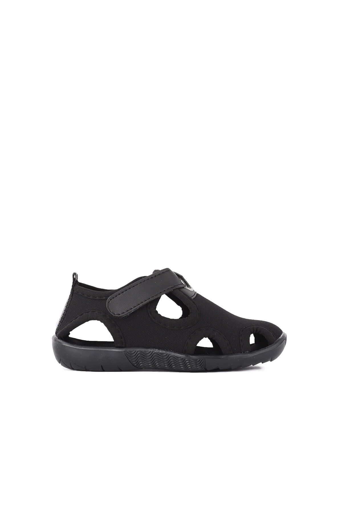 Slazenger UNNI Erkek Çocuk Cırt Cırtlı Siyah Sandalet