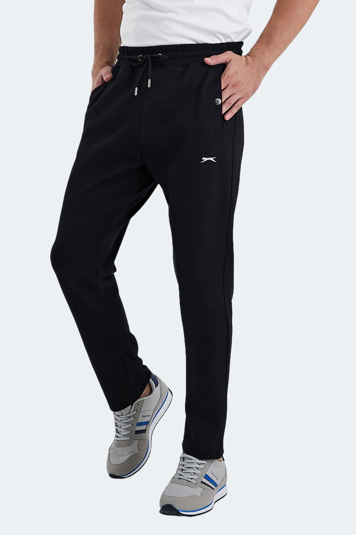 Slazenger VAIVA IN Erkek Cepli Siyah Eşofman Altı