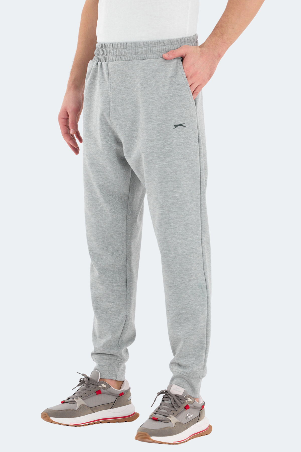 Slazenger VALERIE Erkek Cepli Gri Eşofman Altı
