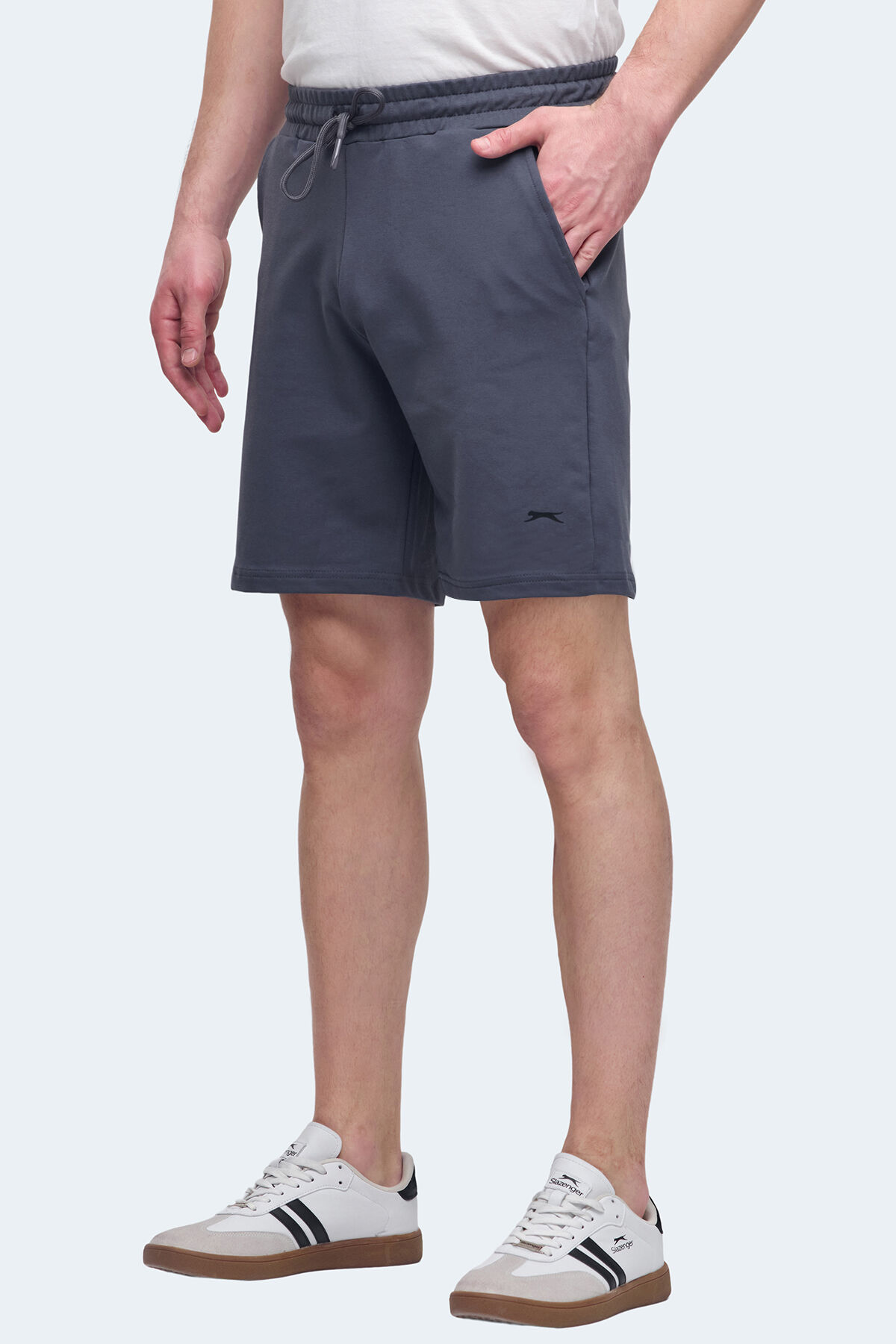 Slazenger VARDAH Erkek Cepli Koyu Gri Şort