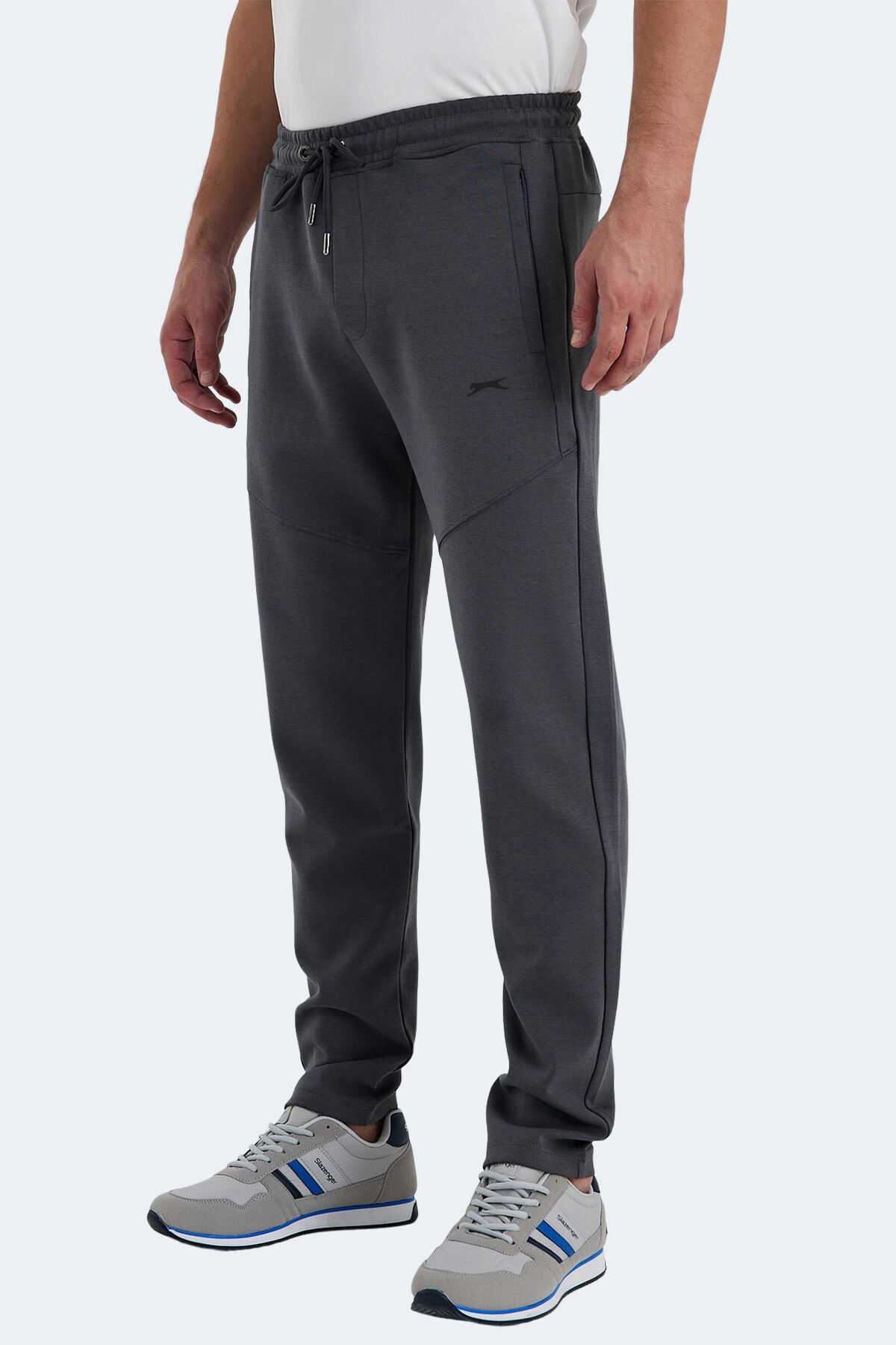 Slazenger VARIABLE Erkek Cepli Koyu Gri Eşofman Altı