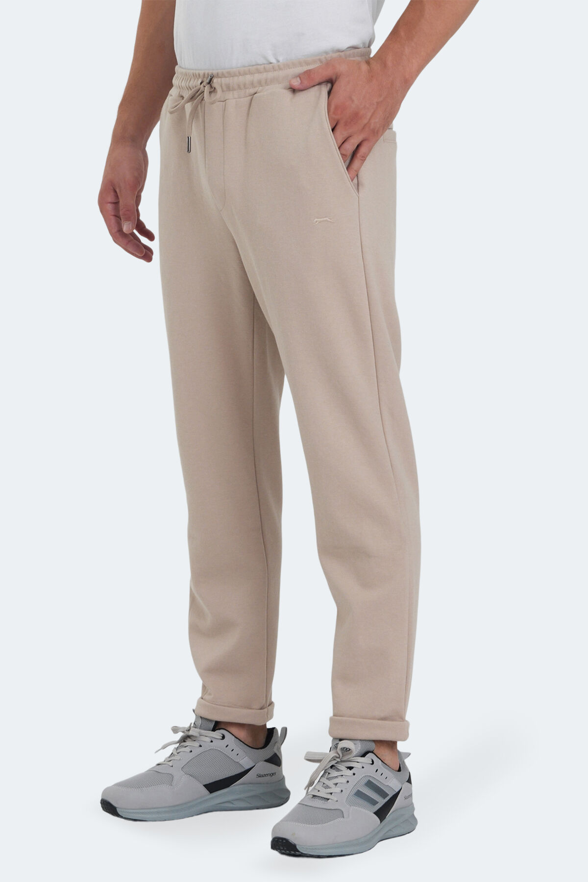Slazenger VARLAM IN Erkek Cepli Bej Eşofman Altı