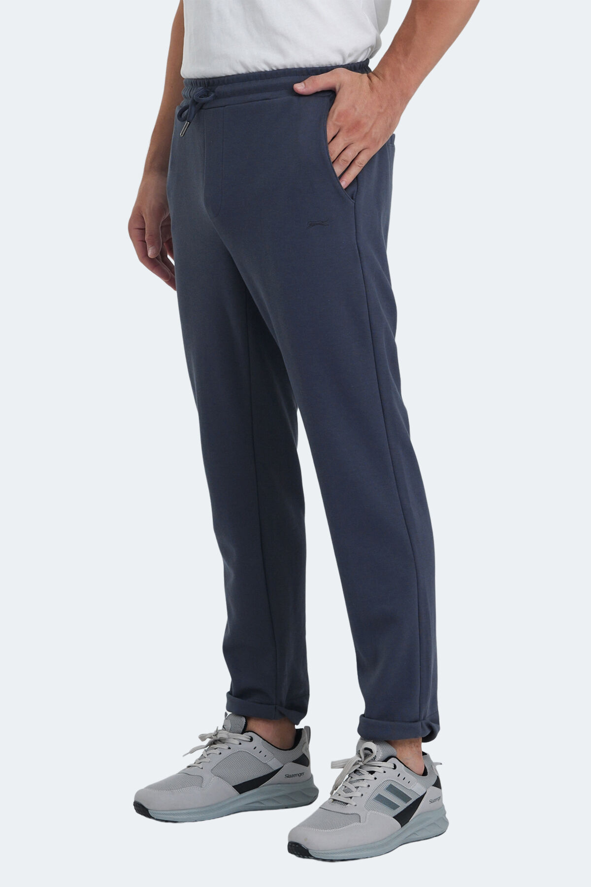Slazenger VARLAM IN Erkek Cepli Koyu Gri Eşofman Altı