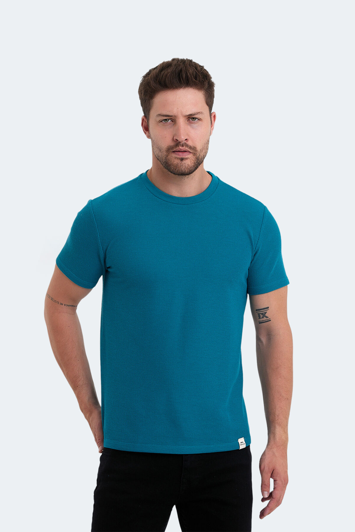 Slazenger VELVEL Erkek  Petrol Tişört
