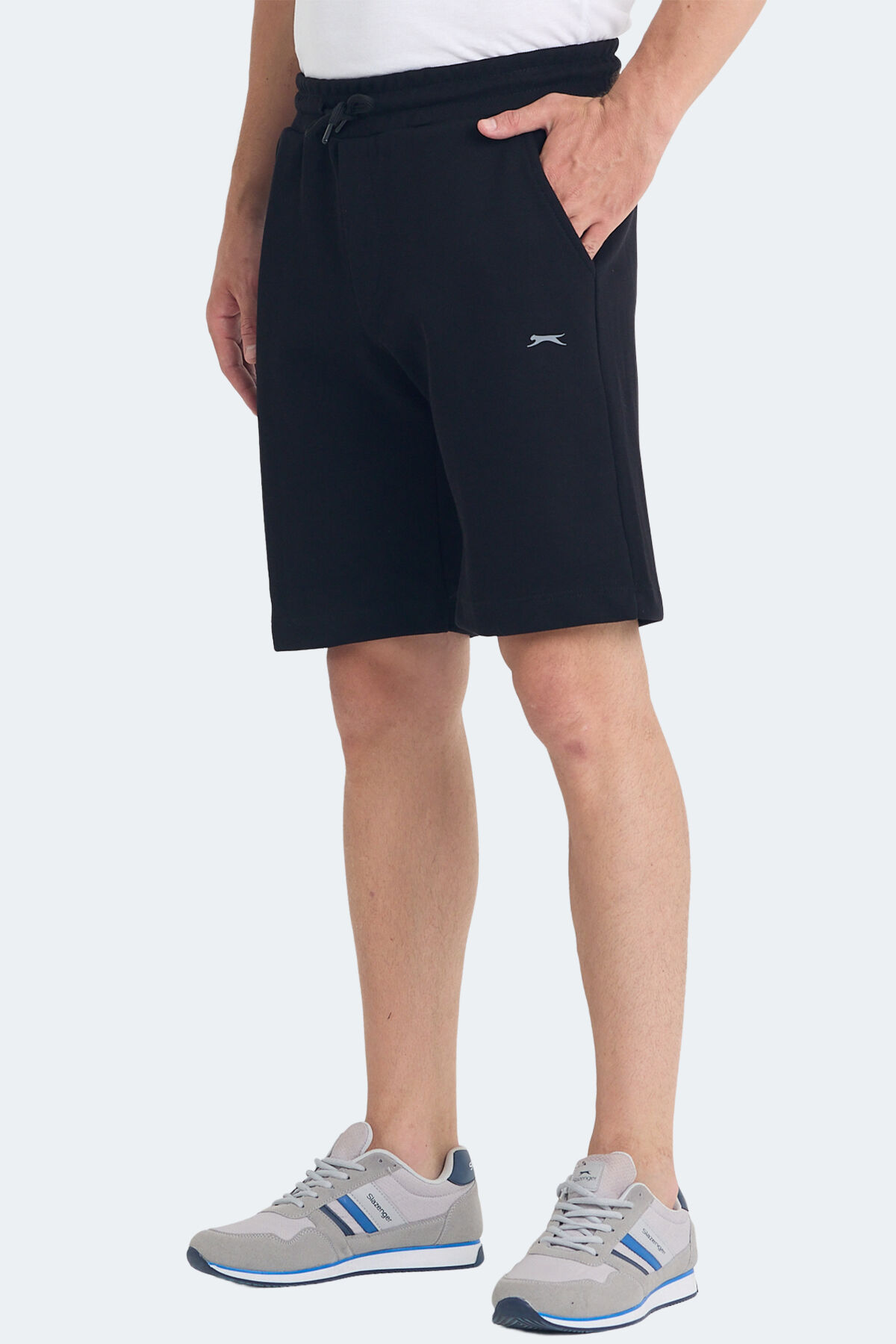 Slazenger VELVELA I Erkek Cepli Siyah Şort