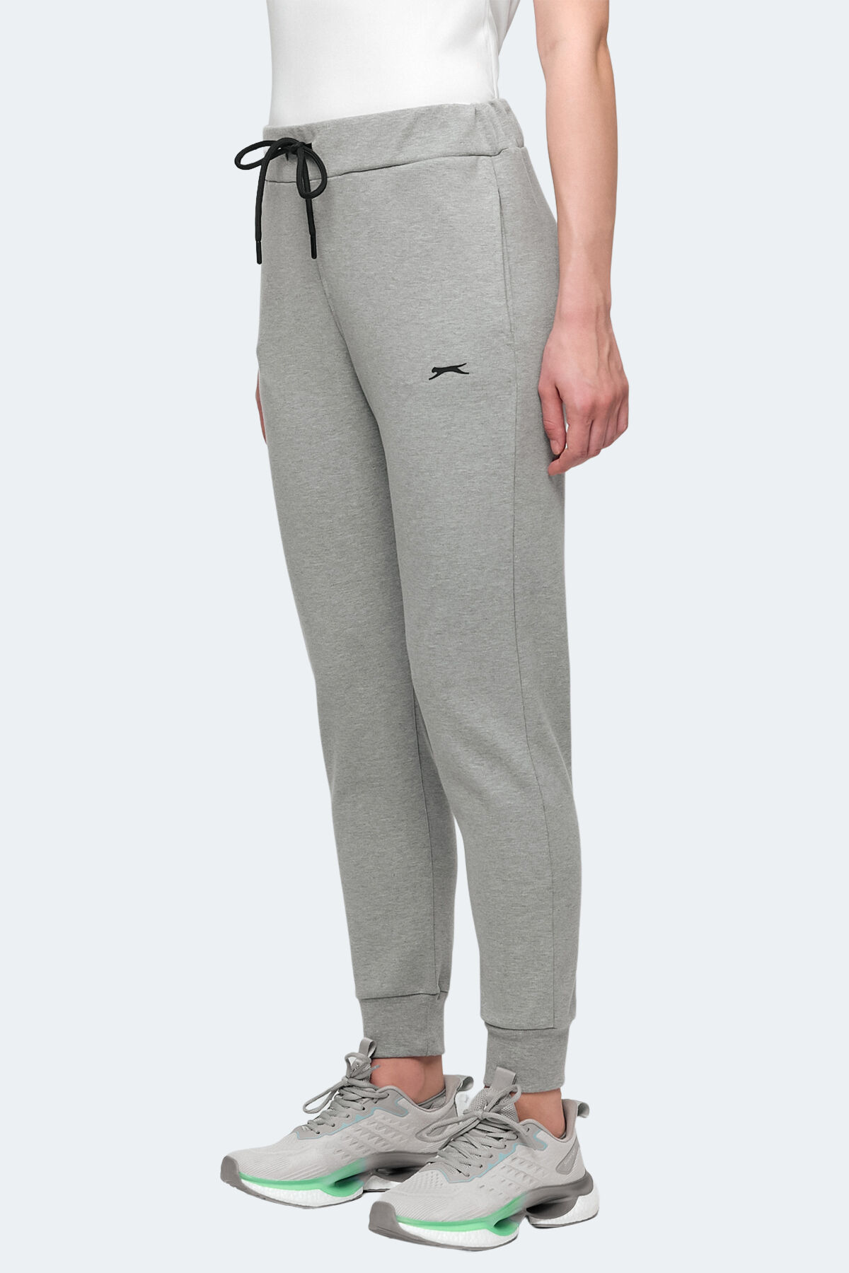 Slazenger VETERAN RBN Kadın Cepli Açık Gri Eşofman Altı