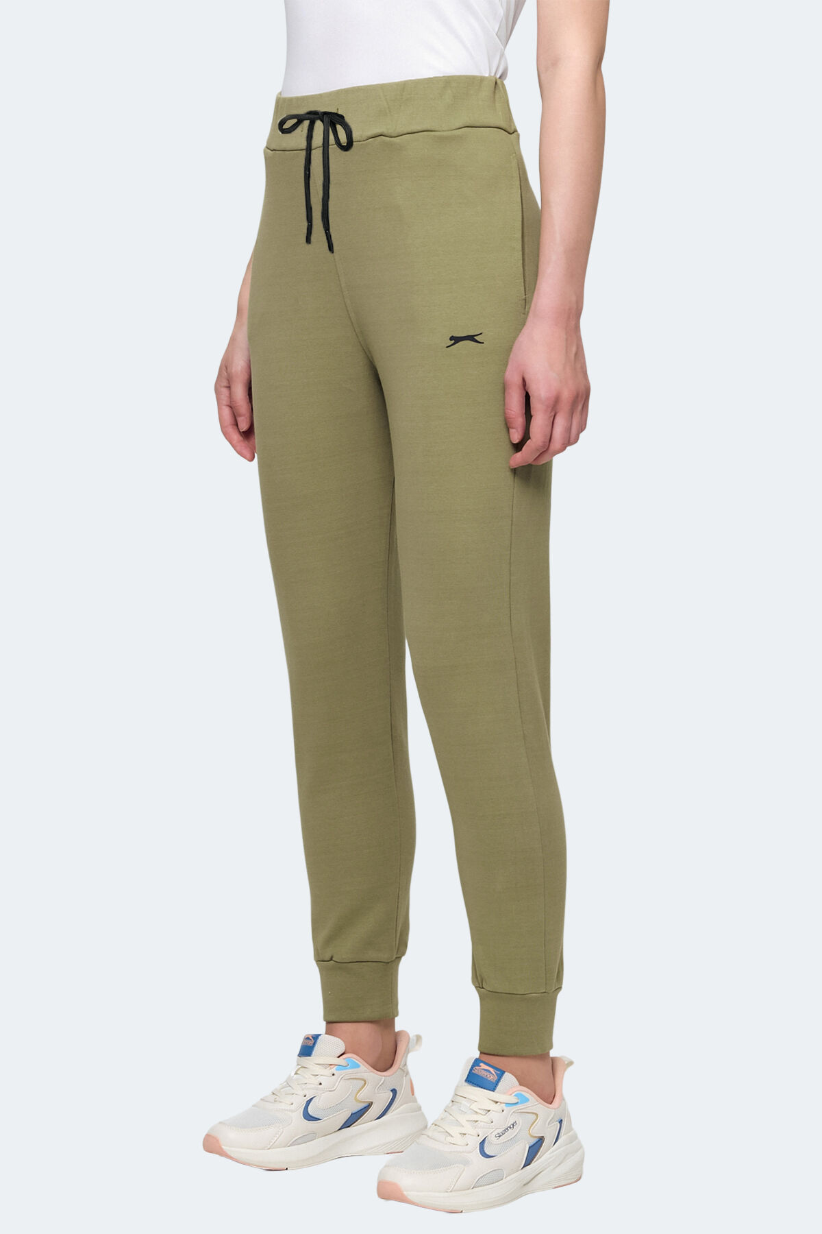 Slazenger VETERAN RBN Kadın Cepli Açık Yeşil Eşofman Altı