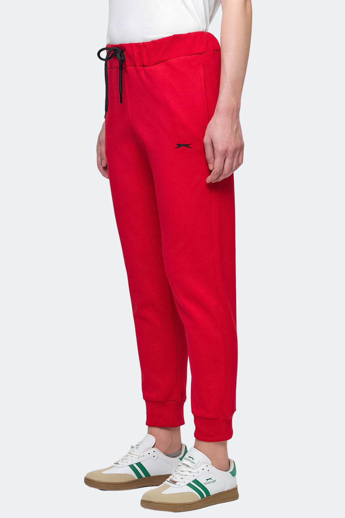 Slazenger VETERAN RBN Kadın Cepli Kırmızı Eşofman Altı