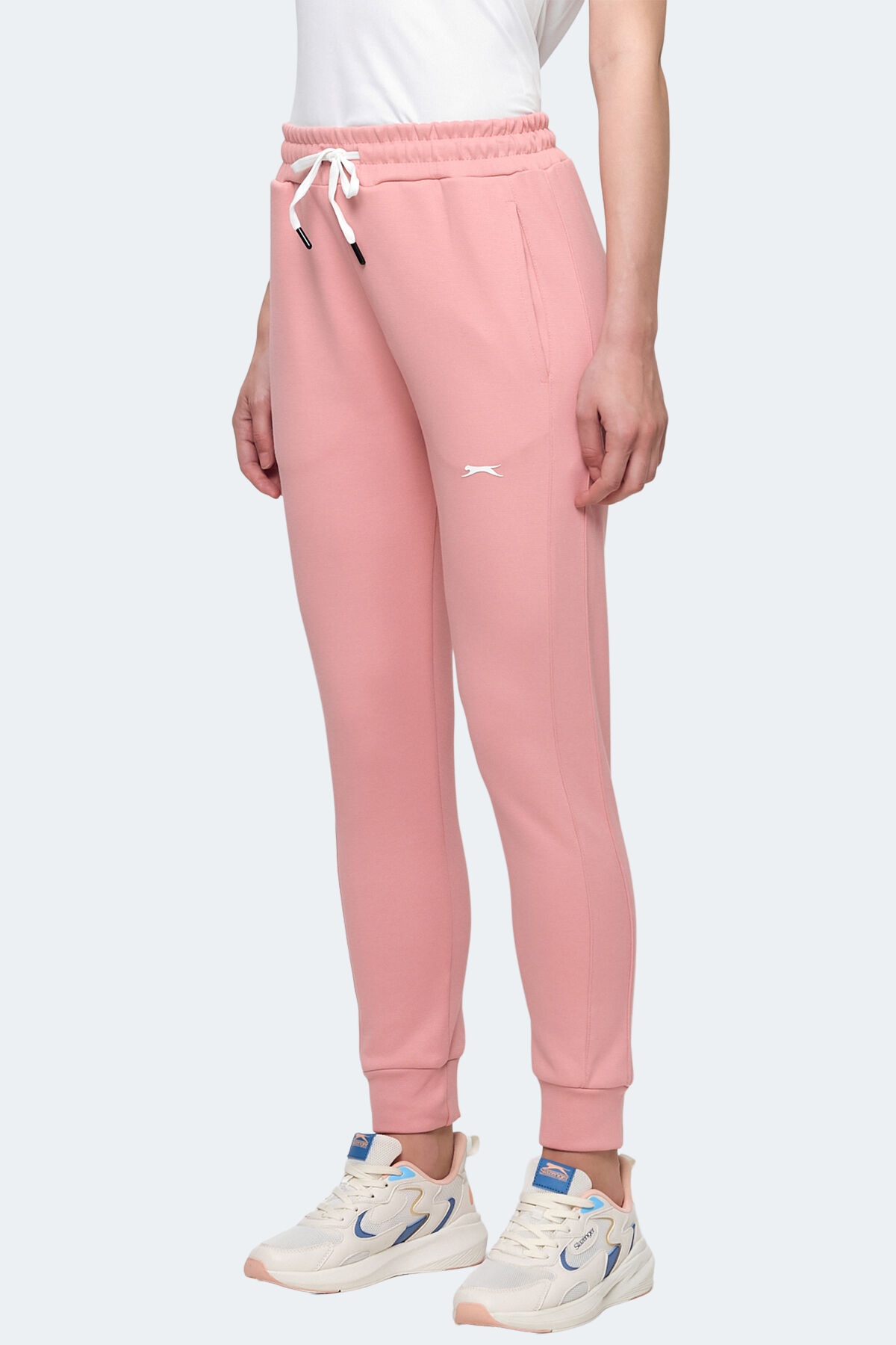 Slazenger VEVA IN Kadın Cepli Pembe Eşofman Altı