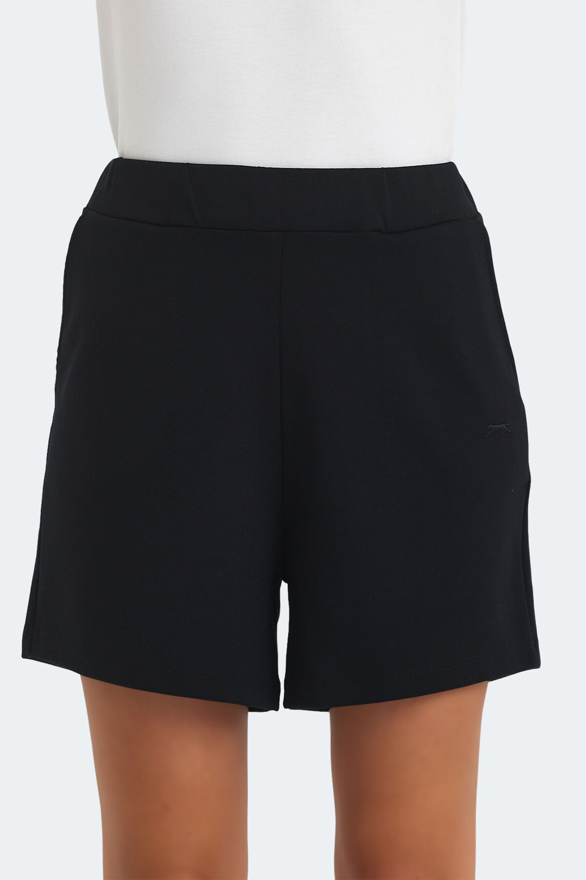 Slazenger VIDAR Kadın Cepli Siyah Şort