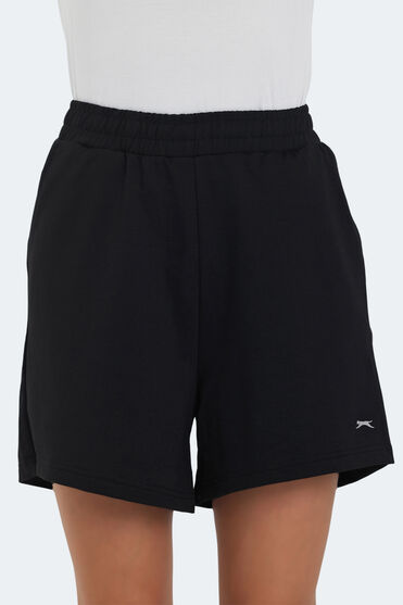 Slazenger VIKENTI Kadın Cepli Siyah Şort | Slazenger