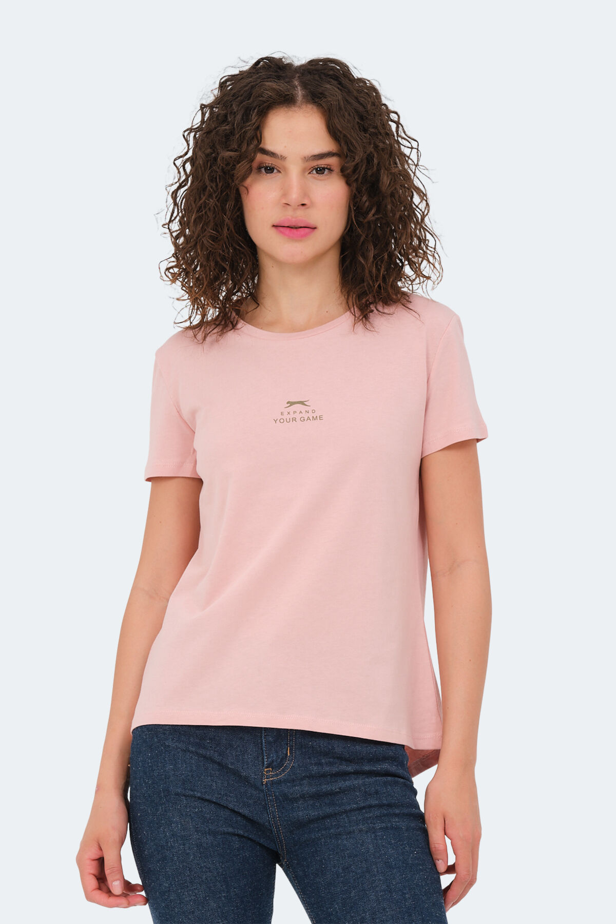 Slazenger VIRAJ IN Kadın  Fuşya Tişört