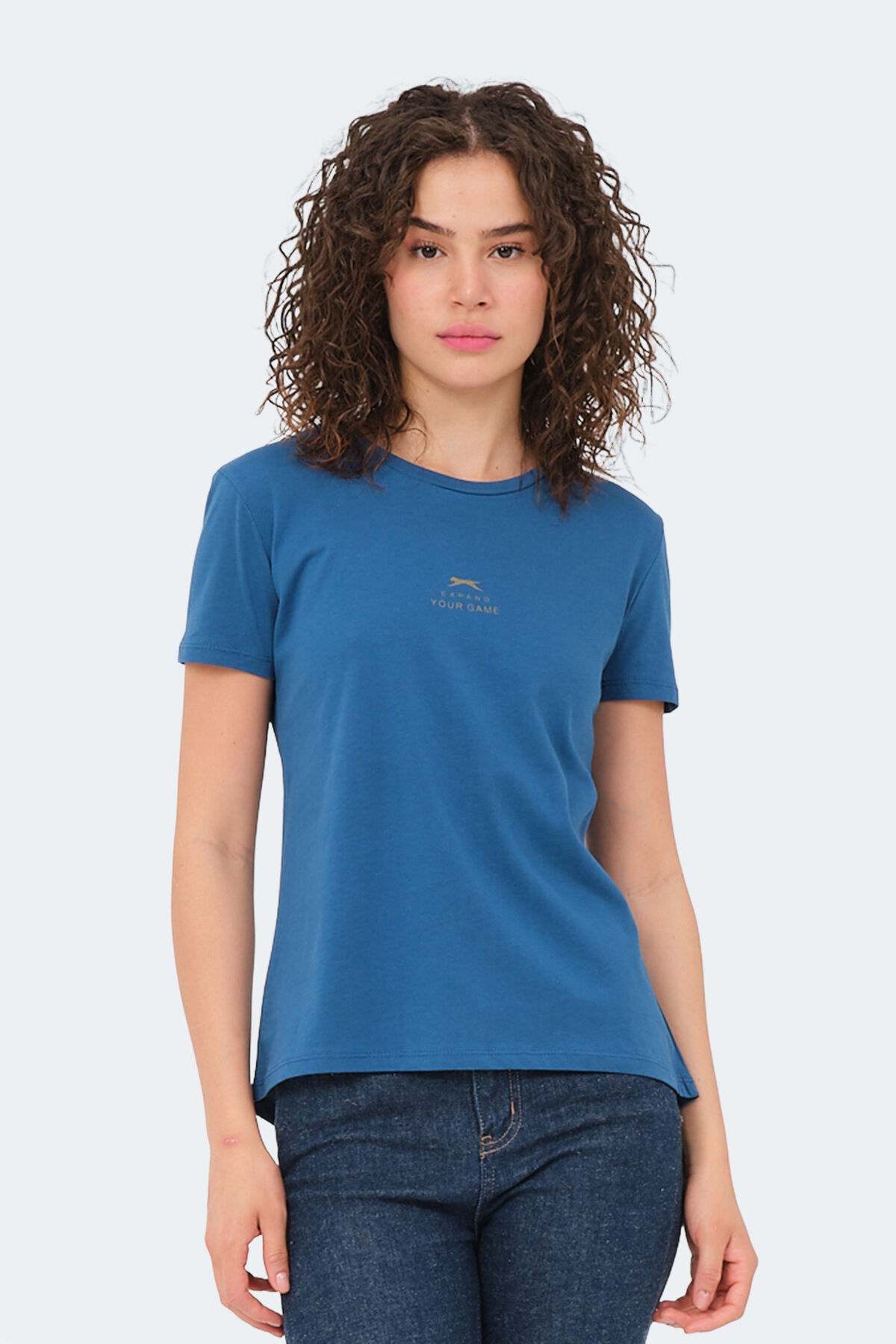 Slazenger VIRAJ IN Kadın  Petrol Tişört