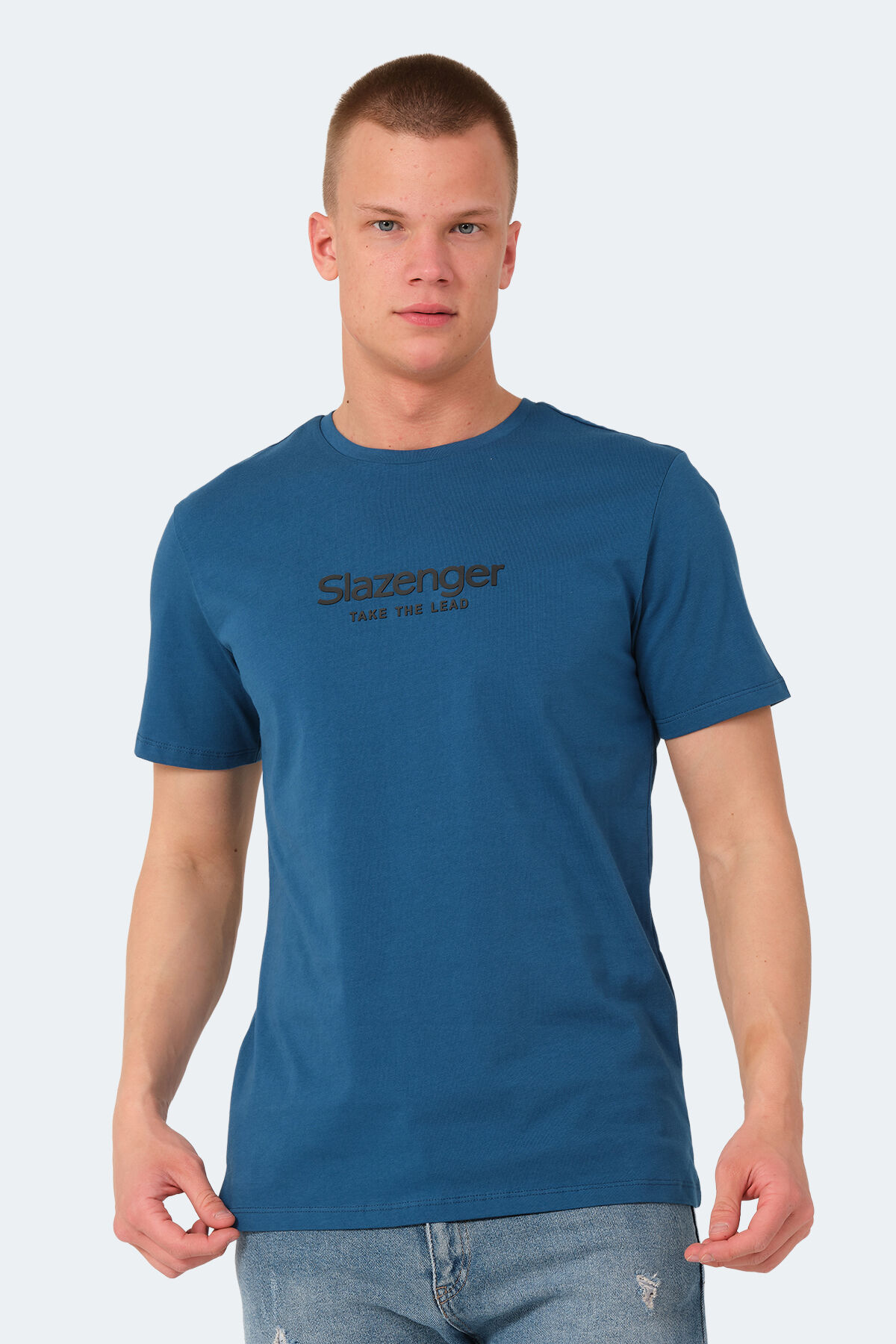 Slazenger VOITTO Erkek  Petrol Tişört